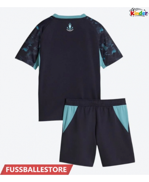 Günstige Olympique de Marseille Auswärts Trikotsatzt Kinder 2026-27 Kurzarm (+ Kurze Hosen)
